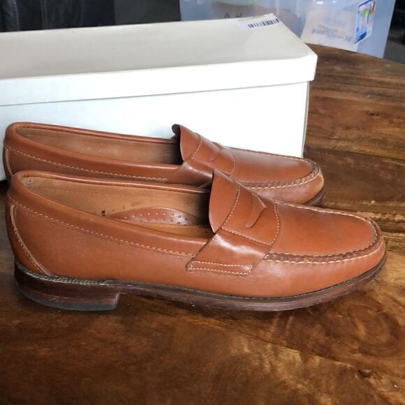 Brooks Brothers Vintage 90’s tan penny loafer #732 size 9B main image 8